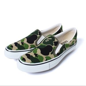 A Bathing Ape Camo ABC Slip On